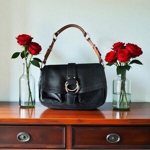 coach Chelsea Black Leather Shoulder bag Y2K